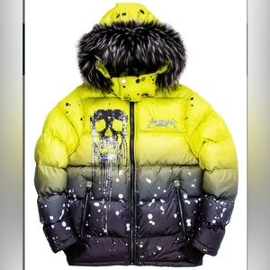 MENS OUTERWEAR CURRY 2.0 PUFFER JACKET- YELLOW Jackets & Outerwear